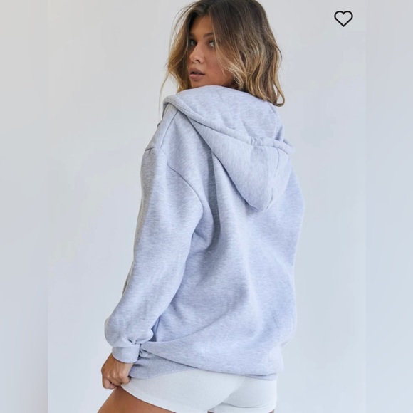 Florida Zip Up Sweatshirt Grey - Picture 4 of 6